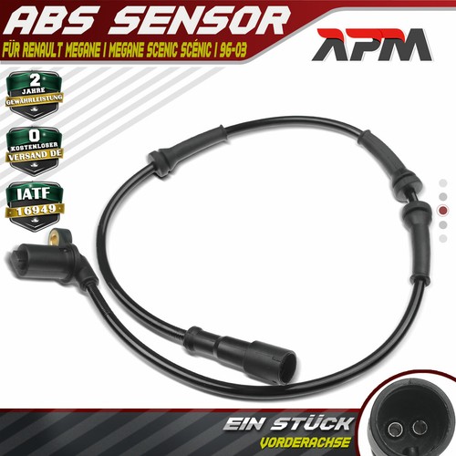 Abs sensor raddrehzahl vorne - abs,